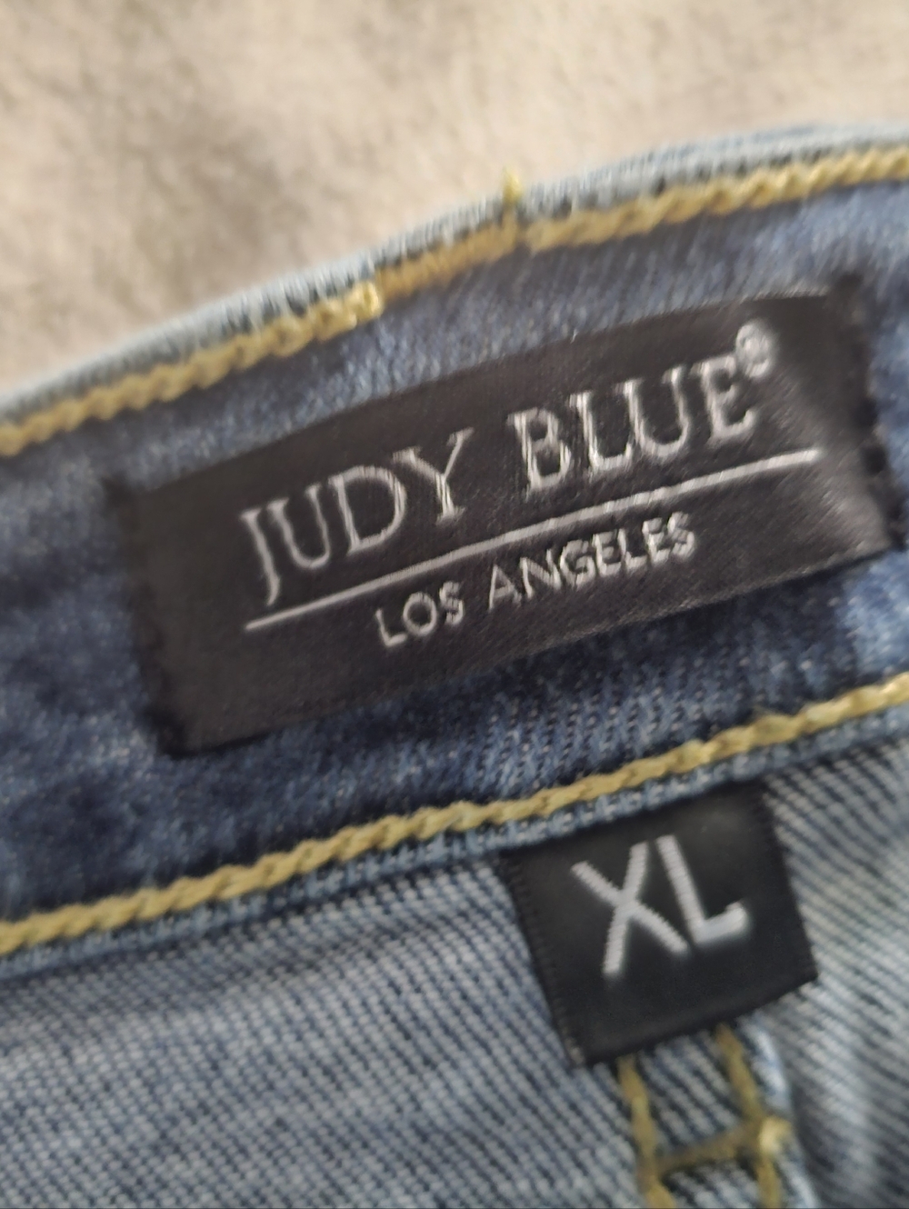 Judy Blue Light Wash Denim Shorts - Picture 2 of 4